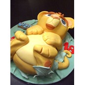 Simba Lion King Cake