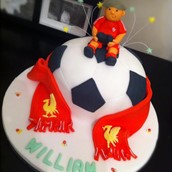 Liverpool Football Club Giant Football Cake