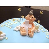 Baby And Cross Cake 2