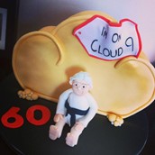 Cloud 9 Themed Cake