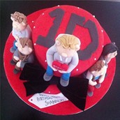 One Direction Cake Licky Lips Cakes Liverpool 5