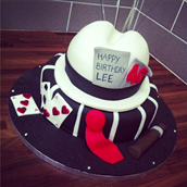 1920's Gangster Cake. Licky Lips Cakes liverpool
