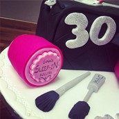 Make Up Cake Sleep In Rollers Cake Licky Lips Cakes Liverpool