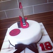 Gibson Guitar Cake Licky Lips Cakes Liverpool