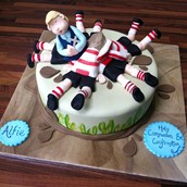 Rugby Cake Licky Lips Cakes Liverpool