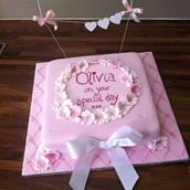 Floral Pink Cake Licky Lips Cakes Liverpool