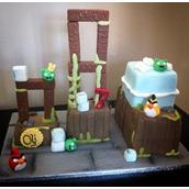 Angry birds cake 2 - Licky lips cakes liverpool
