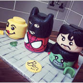  lego superheros marvel cake  - licky lips cakes liverpool 5