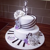 Musical Piano Theme Cake Licky Lips Cakes Liverpool