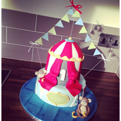 Licky Lips Cakes Liverpool Childrens Cake Circus Big Top Cake