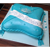 Licky Lips Cakes Liverpool Childrens Cake Princess Cushion Tiara Cake