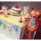 Licky Lips Cakes Liverpool Childrens Cake The Tiger That Came For Tea Cake