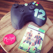 Licky Lips Cakes Liverpool Childrens Cakefifa Xbox Cake